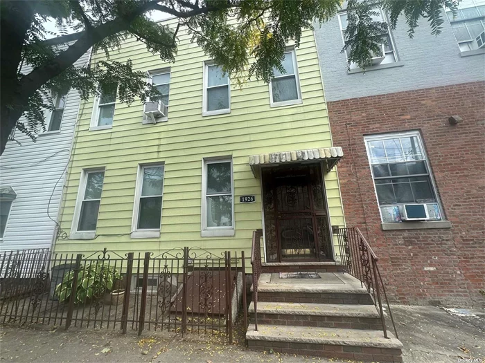 Two family located in the vibrant neighborhood of Ridgewood. This home has five bedrooms and two bathrooms, Full and finished basement, Large Backyard and will be delivered vacant at closing.