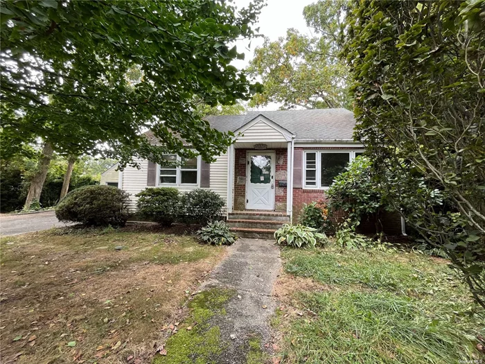 Welcome to this charming 4 Bedrooms, 2 Bathroom Cape-style home in Comsewogue School District. This home features a full unfinished basement, large driveway, 2 car detached garage and .23 acres of property. A great fixer upper or Investment opportunity. Must See!