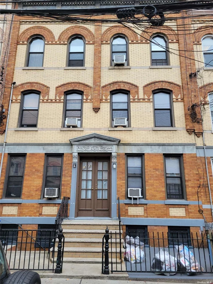 6 Family, Brick construction, 6 Apts RS. Clean building located four blocks to M train, also close to shops, restaurants and park. Good for investment. New rubber roof was done in January 2024 and new Gas pipes in April 2024. Gross Income is $ 103, 339.20, Net Income is $70, 339.20, Expenses are $33, 000 (Taxes $19.500, Water/ Sewer $4, 000, Heat- Gas$4, 500, El. $700, Insurance $4, 300). Leases:1L $1, 331.03 12/31/24, 1R $1, 659.02 12/31/24, 2L $1, 187.76 11/30/24, 2R $1, 199.59 10/31/24, 3L $1, 750 11/30/25, 3R $1, 489.20 7/31/25. 100% occupancy