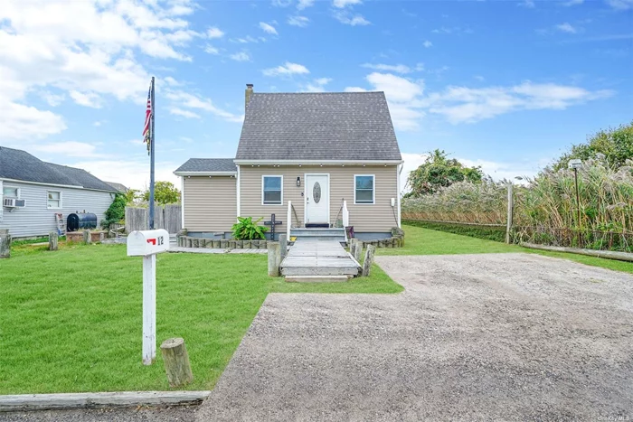 **Charming Cape Cod Starter Home in Mastic Beach - 12 Blue Point Road** Welcome to 12 Blue Point Road, a beautifully renovated Cape Cod starter home in the heart of Mastic Beach! This inviting property features a modern opejust 4 years old and a lovely outdoor space with a yard perfect for gardening or enjoying sunny afternoons. Plus, with low taxes of only $3, 276.89, you can enjoy the benefits of homeownership without breaking the bank! Located just minuten floor plan that maximizes natural light, creating a warm and welcoming atmosphere perfect for both relaxation and entertainment. An open floor plan diagram is available for your review! Spanning 1, 032 square feet, this home includes 3 spacious bedrooms, 2 updated bathrooms, and a small office-offering plenty of room for families or those looking to grow. The stylish kitchen boasts brand new appliances and recessed lighting, making cooking a delight. The seamless flow between the kitchen, dining, and living areas ensures you&rsquo;ll never miss a moment with loved ones. Additional highlights include a roof that is s from a nearby marina, you&rsquo;ll have quick access to Sheepshead Creek and Narrow Bay-ideal for boaters and outdoor enthusiasts alike. Don&rsquo;t miss this incredible opportunity to make 12 Blue Point Road your new home. Schedule your showing today and discover the perfect blend of comfort, convenience, and modern Cape Cod living! We do not represent the shed in the backyard or the deck/dock in front of the house. The land across the home can only be vacant so no one can build on there; also half of the land bordering the northside of the property can be bought ONLY by the owner of this property.