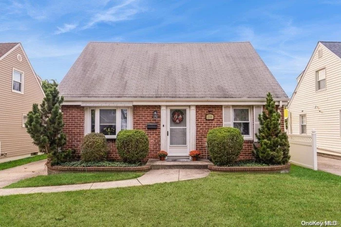 Welcome to this Very Well Maintained and Expanded Cape Cod style Home on a Beautiful tree-lined Street in School District 26. Enter a cozy Living Room; Formal Dining Room; Updated Kitchen with Wood Cabinets/Granite Countertops & Gas Cooking; Updated Full Bath with Porcelain Tile; Master Bedroom on First Floor; Huge Family Room with Bay Window overlooking Rear Yard. Second Level has been dormered with Two Large Bedrooms, Full Bath and plenty of Storage, Attic Fan.  5 Split A/C Units & 2 Wall A/C Units; Gleaming Hardwood Floors throughout; Economic Gas Heat with Separate 50 Gallon Hot Water Heater; Part Finished Rec Room in Basement and Separate Laundry & Utility Area. Portable Generator with Electric Hook up.  Relax in a Very Inviting Rear Fenced Yard with Patio and Shed. Private Driveway; Great Location near public transportation, parkways, and schools. Don&rsquo;t miss seeing this gem and making it your New Home!