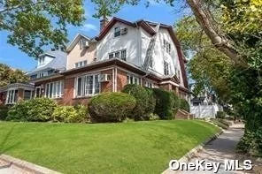 ***Location, Location, Location*** One block away from Shore Road water views. Magnificent 3 story oversized one family corner property with a built-in garage and parking for one car on a 27.5 x 100 lot nestled on the most tranquil and exclusive block in Bay Ridge. First Floor boasts a foyer with a closet, oversized living room, formal dining room, half a bathroom, and a large eat-in kitchen with a center island with French doors that open to a deck and oversized back yard. The second floor contains a master bedroom with multiple windows, a bedroom with windows, a large bedroom with windows, and a large full bathroom. The third floor consists of 3 large bedrooms with closets, windows and new sheetrock thru-out. The basement is a full finished basement with a separate side door entrance to your private parking and contains a half bathroom, recreation room, laundry room, boiler room, closets and storage. The kitchen was fully gutted with custom wood cabinets from floor to ceiling for maximum storage, a center island, Italian tiles, quartz counter tops and floors, stainless steel ovens and French doors for entertaining inside and outside of the home. The half of bath off the kitchen is a custom bathroom that was recently meticulously redone with a beautiful vanity, mirror and Italian tiles. The Full bath on second floor was recently re-designed with new Italian tiles and new fixtures thru out. The basement bathroom has a new vanity and fixtures. Windows were updated with French windows. 2 Split unit ac/ heat units and 2 New electric panel boxes were recently added to the home for comfort. The rooms are all jumbo sized, sunny, and freshly painted. Original wood details of the home and parquet floors thru out. Entertain family and guests in the over-sized back yard. The impressive entrance of the home along with the front yard gardening greets you with a beautiful curb appeal. Don&rsquo;t miss the opportunity to own this rare property! See FLOOR PLAN.