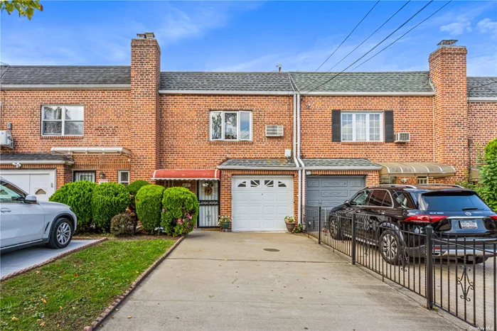 Excellent 1 family brick home in top Maspeth Plateau location. Move in condition. Three good sized bedrooms, two full bathrooms, private driveway and garage. Extra large backyard with land value ( lot is 20x168 ft, R4-1 zoning) with over 1, 000 additional sq ft of air rights. Great to live in and for investor or developer to convert it to 2 or 3 family (please confirm development options with your architect). Interior photos coming soon. Close to schools and shops on 69th St and Grand Avenue.