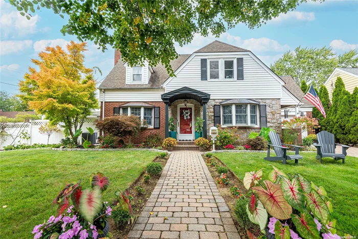 Welcome to this beautifully maintained cape nestled on a quiet, tree-lined street in the heart of West Hempstead. This 5 bedroom, 2.5 bathroom home offers a perfect blend of classic charm and modern convenience with everything you can possibly imagine. As you enter on the left, you&rsquo;ll be greeted by a sun-drenched living room featuring hardwood floors. To the right is the formal dining area-ideal for entertaining. The kitchen has been tastefully updated with sleek countertops, ample cabinetry, and stainless steel appliances, perfect for any home chef followed by a huge family room as you enter the fully private backyard. The second floor offers 4 bedrooms, bath with abundant closet space. Step outside to enjoy the serene backyard oasis, complete with a cozy patio, perfect for al fresco dining or relaxing with family and friends, a pool with working shower and more. The property also includes a one-car attached garage and a full finished basement, offering additional space for storage or recreation. Conveniently located near shopping, dining, and public transportation, this home provides easy access to everything West Hempstead has to offer. With Roof just 9 years old, Brand New Water Heater, Electric Panel 200amp with Subpanel, Blue Star Viking Stove, skylights, sprinkler system, brick patio front and back featuring 2 covered pergola&rsquo;s and more.