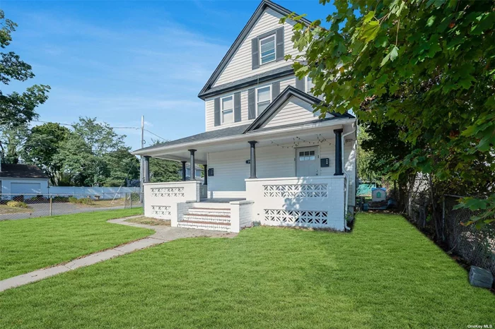 Welcome to 79 Brook Street, in the heart of Bay Shore! Located on the second floor, with a wrap around deck, and spacious entry foyer, not only do you have THREE MASSIVE bedrooms, but a beautifully renovated kitchen and bathroom, PLUS a ENITRE third floor loft. It&rsquo;s more like a living room, office, work-out area, or whatever your heart desires, all combined in one HUGE space! This tri-level apartment is not only spacious, but offers qualities and amenities not found elsewhere. Washer/Dryer hook-up is available, and there&rsquo;s quite a few closets, and plentiful storage area. Not only that, have you seen the price? Available for immediate occupancy!