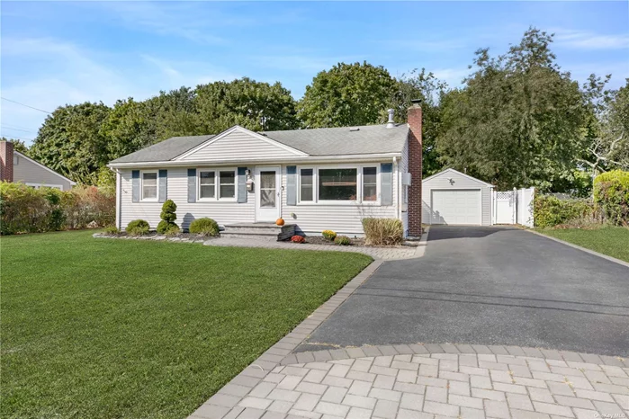 Look no further - this charming property has it all! Featuring a detached single-car garage, an eat-in kitchen with sleek granite countertops and stainless steel appliances, plus a full attic and basement for ample storage. The fenced-in yard offers privacy, with a rear entrance from the kitchen, perfect for outdoor dining. Enjoy the paved apron, pathway, and blacktop driveway that add to its curb appeal. Inside, the welcoming living room and bright high hats throughout create a warm atmosphere. With ceiling fans in each bedroom and wall units to keep you cool in summer, comfort is provided. The lower-level family room with a bar and pool area is perfect for entertaining. Don&rsquo;t miss out on this incredible home!