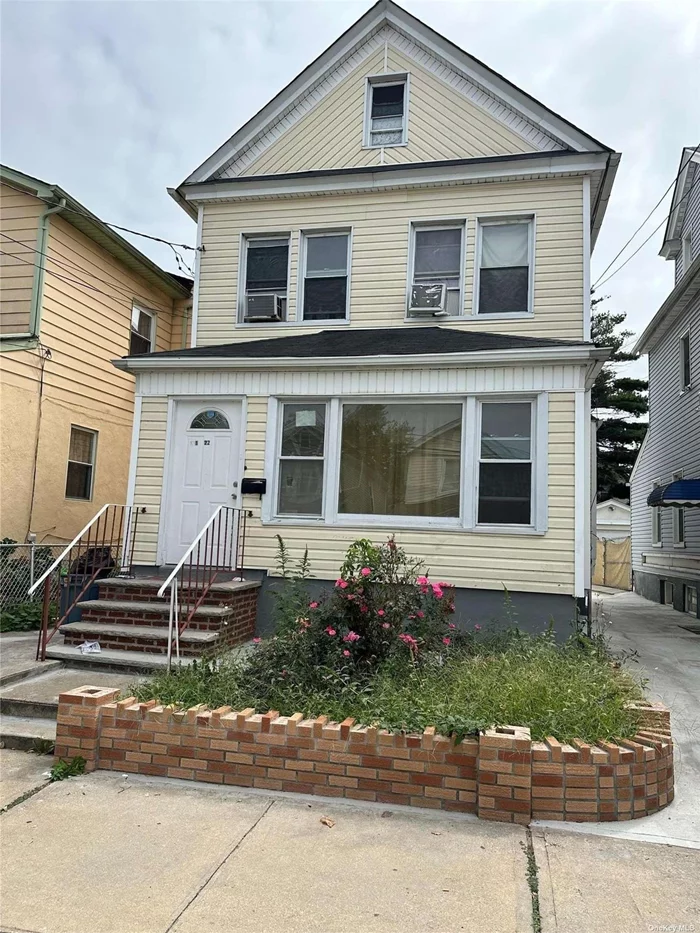 2 Family, Fully Renovated (ALL FLOORS), Fully Finished Well Equipped Basement.  New Hot Water Heater (3 months old) and New Heating Machine (3 Months Old). 10 minutes walk from &rsquo;F&rsquo; Train, 1 minute from Bus and Near to a Public Play ground. Realtors are welcome to show by appointment. Currently occupied, will deliver vacant.