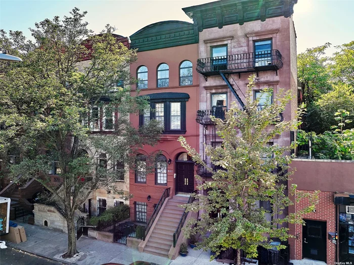 Brownstone, on tree-lined street in Central Harlem; This 1910 renaissance style brownstone has high ceilings, hardwood floors, exposed brick, stain glass arched windows and original wood details. Building will be delivered with current tenants and leases in place. Fully renovated with high end finishes. New roof just installed with 20 year warranty. The Garden apartment is a triplex with a built out backyard deck. The third floor has 2 studios. The forth floor has a floor through 1 bedroom. Located just blocks away from St. Nicholas Park, C, B, 2 & 3 subways, M10, M3, BX33 bus lines, Columbia University, City University, Harlem Hospital and St. Luke Hospital. Plenty of shopping, and eateries along Frederick Douglass Blvd.