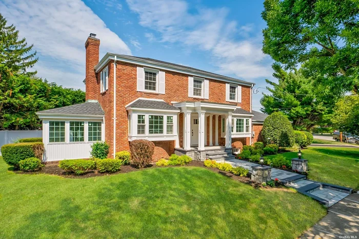 A Completely Restored True Brick Colonial on the Unqua Circle in the Beautiful Nassau Shores Community! This Stunning home Features a Custom Built Designed Front Entry, Open Dining Room, New EIK with High-end Gas Thermador Appliances, Quartz Counters, Huge Step down Living room W/ Fireplace-Entry to a Bright 4 Seasons Room w/ views of the Golf Course! Primary Bedroom w/ Designer full bath-2 large closets, 2 Additional large bedrooms and Full bath. Huge Dry Basement w/ 8 foot Ceilings & outside entry. 2 Car garage w/ 4 car driveway. Property over 12, 000 sf! this home has it all!!