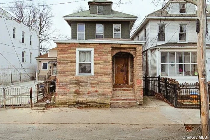 This is a five-bedroom, two-family, two-bath home that needs a full gut renovation. Nothing works. It is an AS-IS cash purchase.