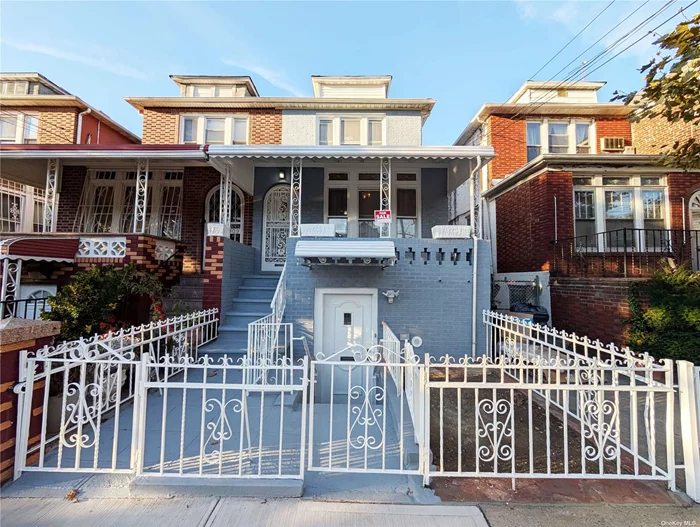 This is a beautiful two (2) family house nestled in a desirable neighborhood of East Flatbush. This newly renovated, semi-detached home provides spacious living, with both the first and second floor (duplex) offering 3 bedrooms, 1 full bath and 1 half bath, an eat-in kitchen, a formal dining room and a large living room.  The legal basement offers versatility to accommodate various living arrangements, catering to a wide range of preferences and lifestyle needs. It comes with a large open concept living space with a separate kitchen and a full bathroom with an access from the front or backyard. It also has a separate laundry room. All appliances are brand new and ready to go.  Outside, you&rsquo;ll find a shared driveway leading to a private garage.  Nearby amenities Public Transportations:  - Bus: B46, B7, B8, B47 Schools:  - Samuel J. Tilden High School - I.S. 285 Meyer Levin Junior High School - K763 Brooklyn Science and Engineering Academy - Brooklyn Public Library - Rugby Branch - Public Playgrounds Hospitals:  - Kings County Hospital - Brookdale University Hospital & Medical Center Don&rsquo;t miss out on this incredible opportunity.