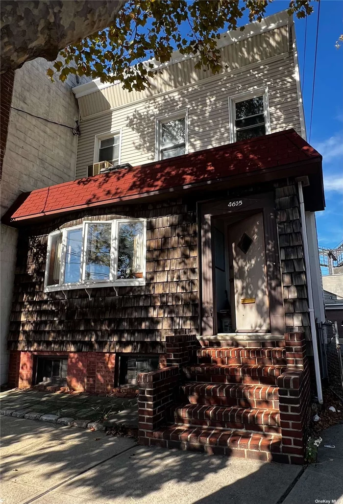 Oldie but goodie! Two family, currently used as one. Zoned M2-1, Large rooms, high ceilings, formal dining room, flexible floor plan & great features! Property needs interior renovations. Heating system & hot water heater are updated. Roof is approximately 5 years old. Property sold AS IS