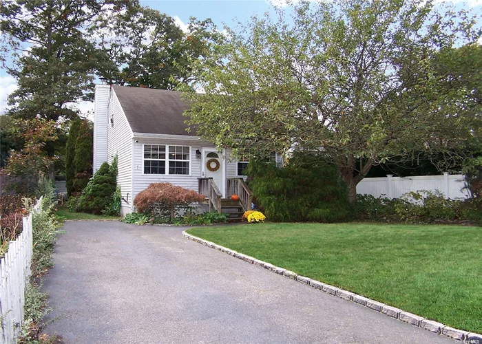 Welcome Home! Move right into this 3-bedroom Cape style home featuring 1.5 baths. The spacious kitchen boasts a dedicated working area and an inviting eating area, complete with recessed lighting and stunning cathedral ceilings enhanced by a skylight. Enjoy the elegance of 6-panel doors throughout the home. Electric was upgraded in January 2024. The full basement is partially finished and includes a convenient outside entrance. Don&rsquo;t miss out on this fantastic opportunity!