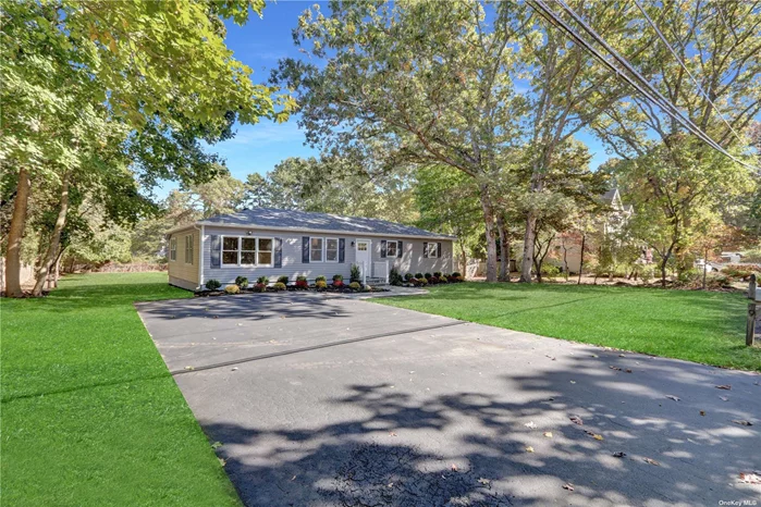 Move right into this renovated, 3 bedroom, Ranch style home, featuring new roof, new siding, new steps/walkway, new designer kitchen with quartz counters and stainless steel appliances, new bathroom, new carpeting/flooring, fresh paint, etc. Mid-block location. Don&rsquo;t miss this opportunity!