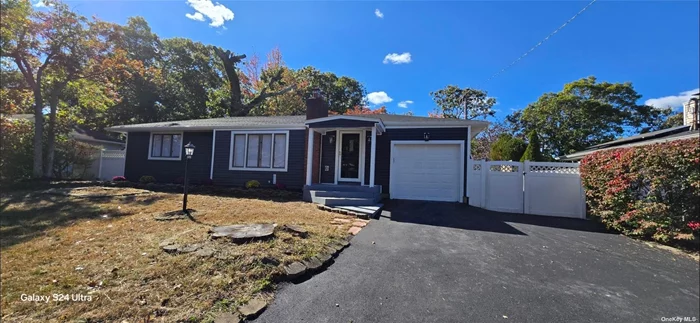 Welcome to this gorgeous ranch styled home! step into this unique home with expose ceilings and open Concept floor plan, This home features 3 spacious bedrooms, 2 full bathrooms, living room with cozy wood burning fire place, beautiful kitchen SS appliances, dining room, hardwood floor throughout, Central AC Full basement, new roof and siding, family room fill with natural light that leads to deck, large back yard great outside family entertainment. Don&rsquo;t miss this one!!