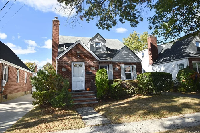 Welcome home to this beautifully well maintained 3 bedroom 1.5 bath cape cod style home on a wide tree lined street in the Village of New Hyde Park. 2 bedrooms on the first floor and a large bedroom suite upstairs on the 2nd floor complete with a half bath. Large full basement offers endless possibility. Nestled between 2 LIRR stations ( Stewart Manor and New Hyde Park ) on 2 different lines, this is a commuter&rsquo;s dream. Don&rsquo;t let this one pass you by.