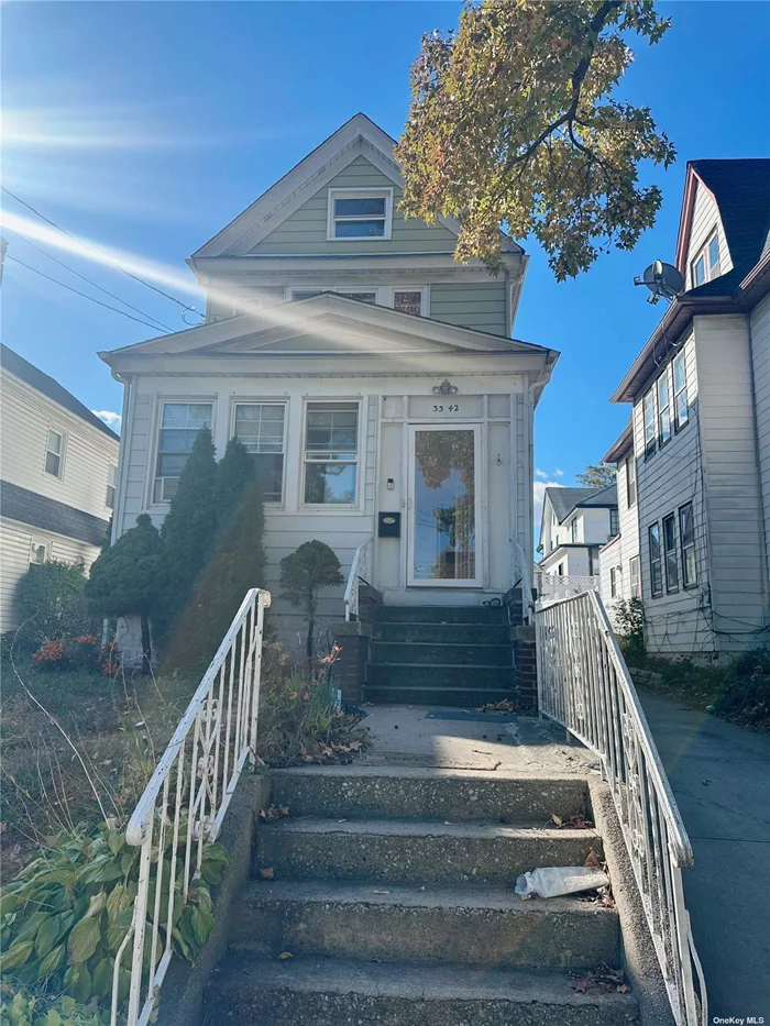 Detached property in prime North Flushing, features 4 bedrooms, 2.5 bathrooms, separate entrance for the basement. Close to all, restaurants, and transportation. It won&rsquo;t be last, must see!