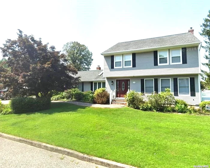 This Spectacular, Spacious Center Hall Colonial Is Ready For Its New Family! Spacious Kitchen W/ Tons Of Maple Cabinets For Storage w/Newer appliances which Opens To Den w/new wood burning Fireplace, Vaulted Ceiling, Skylights For Extra Light & new custom cabinets for lots of storage. Beautiful Wainscoting In Formal Dining Room & Large Living Room. Master Suite Has Huge Walk In Closet W/ Full Shelving System & Full Bathroom. All New Wood Floors on The Second Floor. Tranquil, Fenced Backyard, In Ground Kidney Shaped Pool W/Waterfall, Pavers & Deck. Central Air, High-End Heating System and Ample Storage All On A Quiet Road! Many Upgrades over the past 5 years.... This House Wont Last!!