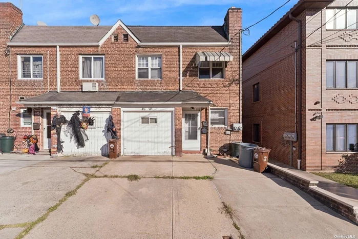 This well-maintained two-family brick home, located in the heart of Flushing, offers a prime investment opportunity. Featuring three spacious bedrooms, two full baths, garage parking with direct access to the home ensuring convenience and security. Both the first and second-level units provide access to a backyard, perfect for outdoor enjoyment. The property also includes a utility room in the basement that offers additional storage with room for expansion and customization. Situated in a prime location, don&rsquo;t miss out on this fantastic investment opportunity in a sought-after neighborhood.