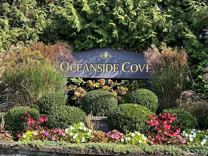 Welcome to Oceanside Cove, an exclusive Private Community in Oceanside, New York. Located minutes from Ocean Beaches and a 35 minute Train Ride to New York City. Unit 609 boasts Large Living Room with Sliders to Private Outside Deck, Dining Rm, Den, Beautiful Updated Kitchen with Island, All New SS Appliances, In Unit Washer, Dryer, 1 1/2 Updated Bathrooms, 2 Large Bedrooms, Large Master Bedroom with Balcony, Plenty of Closets and Full Attic for storage. This Phase 1 unit is conveniently walking distance to resort-like amenities including 3 Pools, Pickleball, Basketball Courts, Tennis, Dog Run, Playground and Recreation room all within a gated community, Security guards are on duty and available at all times.