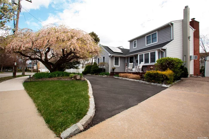 Welcome to this Beautifully Updated 4 Bedroom, 2.5 Bath Expanded Ranch in Babylon Village! Step inside to find a nice sized kitchen with a large island, perfect for entertaining, alongside a formal dining room. The home boasts hardwood floors throughout and a spacious living room with fireplace, ideal for relaxation. Upstairs, you&rsquo;ll find additional living space including a family room, a bedroom, and a full bath-perfect for guests, extended family, or creating a private retreat. The finished basement adds another dimension of entertainment space, ideal for hosting gatherings or potential media room. Property features new roof and gutters, gas heat/cooking, new furnace, recessed lighting, detached 1-car garage and a circular driveway for ample parking. The landscaped yard is fully fenced, providing privacy, complete with in-ground sprinklers and drip systems. Solar is OWNED and Paid Off! Close to Village Shops, Dining, and Entertainment. Babylon Village Amenities include Boat Slip, Private Garbage Pick Up, Village Pool, Village Golf Course, and Town of Babylon Beaches. Close Proximity to Parkways and LIRR. West Babylon Schools! Don&rsquo;t Miss This One!