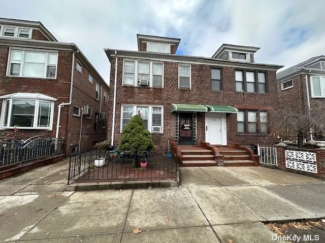 Semi-detached brick two family house with a full finished basement and garage in the heart of woodside. Property will be delivered vacant being sold in it&rsquo;s AS IS condition. excellent opportunity.