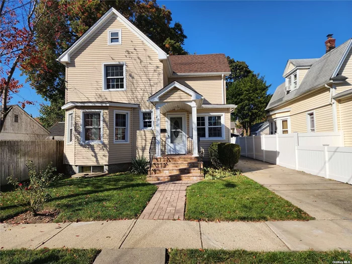 Welcome To This Beautifully Updated 4 Bedroom 3 Bath Colonial With FINISHED BASEMENT AND 2 CAR DETACHED GARAGES. THE PROPERTY SITS ON AN EXTRA LARGE DEEP LOT MEASURING 40 FT WIDE BY 140FT DEEP.= 5600 SQ FT. This Home Has An Open Layout With Updated Kitchen Featuring All Stainless Steel Appliance, Granit Countertops.. On The First Floor You&rsquo;ll Find Versatile Living Spaces With Large Dining Room, Large Living Room With Fire Place ( CURRENTLY BEING USED AS A BEDROOM), Renovated Full Bath And Another Bedroom. There are WOOD FLOORS AS SEEN. LUXURY VINYL PLANKS ARE ALSO SEEN THROUGHOUT. There Is Access Off The Kitchen Leading To Your PARLIKE BACKYARD.. The Second Floor Features 3 Good Sized Bedrooms And 2 FULL Bathrooms. There Is Also Access To An Attic For Storage From This Floor Via Pull Down Stairs. THE LARGE MASTER BEDROOM HAS 2 CLOSETS AND A BEAUTIFULLY RENOVATED MASTER BATHROOM. The Basement Is Very Spacious WITH LOTS OF POSSIBILITIES.. There Is A Family Room For Additional Living, Den, Separate Office Space, Laundry Room, UTILITIES AND MECHANICAL/BOILER ROOM ETC. The Basement Also Has A LEGAL EGRESS WINDOW ACCESS FOR ADDED SAFETY. Outside You&rsquo;ll Find A VERY LONG DRIVEWAY LEADING UP TO A LARGE DETACHED 2 CAR GARAGE. YOU CAN EASILY FIT AT LEAST 8 CARS COMFORTABLY. GREAT CURB APPEAL !!