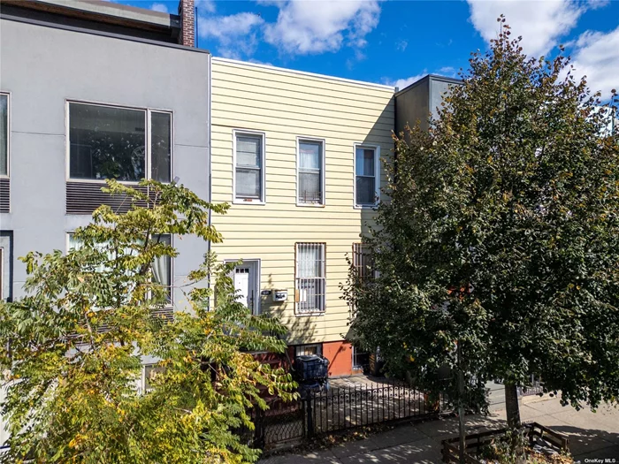 South Slope two-family townhouse, delivered vacant and ready to be reimagined. This charming home is wonderfully bright, with large south-facing windows overlooking the artfully renovated homes on one of the most serene blocks in the neighborhood. This C1910 frame darling is just over 19 feet wide and 45 feet deep and would make a comfortable single-family, 2-story plus basement. Rarely do you find the opportunity to unleash your creativity and design the perfect home exactly as you envision it. The quaint cobblestoned rear garden is a bonus and the perfect place to sit, relax, and admire your vision. Enjoy all that this fantastic neighborhood has to offer nearby. Shopping, dining, and the fabulous green markets of Prospect Park, with Bartel-Prichard Square, nearly outside your door.