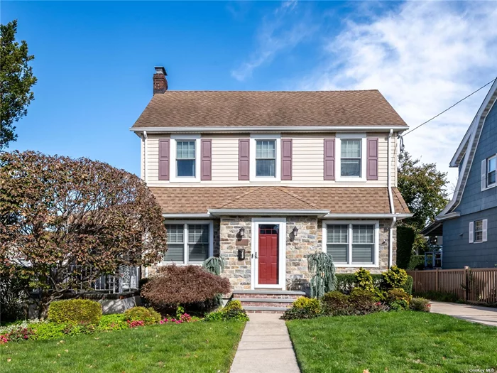 Experience the charm of this immaculate 3-bedroom colonial in the desirable Lakeville Section of Great Neck, boasting over 2, 000 square feet of elegant living space. Featuring gleaming hardwood floors, new windows, and central air, this home has been thoughtfully updated with a new kitchen and bathroom, both equipped with radiant heated floors. Step into the welcoming entrance foyer that leads to a spacious living room, complete with a cozy wood-burning fireplace, and a versatile home office/den. The family room offers direct access to a beautifully manicured private backyard, perfect for outdoor gatherings. Enjoy entertaining in the formal dining room adjacent to the chef&rsquo;s kitchen, which features custom cabinetry, granite countertops, stainless steel appliances, and a convenient mudroom with radiant heated floors - Perfect for those cold days. Retreat to the Primary Bedroom, featuring vaulted ceilings and a sitting area ideal for a dressing room or nursery. Upstairs, you&rsquo;ll find two additional bedrooms and a luxurious spa-inspired bathroom with a double sink, large shower, and a relaxing jacuzzi soaking tub, all complemented by radiant heated floors. Additional features include a walk-up attic for ample storage, and a lower level basement housing the mechanicals, laundry, a full bathroom, and recreation space. This stunning home is move-in ready and perfect for your next chapter! Close distance to LIRR and Lakeville Elementary School which is a Blue Ribbon Award Winning School.