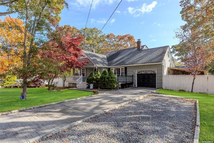 Great floor plan on this split level home! Enter home to a Large LR with Fireplace, Country EIK with center island and subway tile backsplash. Oversized Den on lower level with Pellet stove as well as Office/playroom or guest room with 1/2 bath. Upper level offer 3-Bedrooms, Full Bath and access to walk up attic for additional storage. Home is complete with Attached Garage, Partial basement and fenced yard! Close to parks, beaches, marinia&rsquo;s and all the South Shore has to offer.