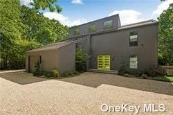 Quogue - Attention to detail, home is completely redone, enjoy this contemporary home with all Restoration Hardware furniture. 4 bedroom 3 baths, heated pool, great deck neatly situated on 1 acre of property in Quogue offering village beach rights. Offered May & June & August 2025 as well as off season 24-25.