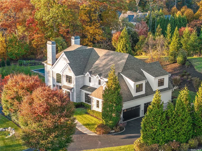 Step into a world of elegance and modern sophistication in this exquisite Stone Hill Muttontown residence, where every detail invites you to live your best life. Nestled on a peaceful cul-de-sac within an exclusive gated community of only 80 homes, you&rsquo;ll enjoy the benefits of 24-hour security, a clubhouse, an indoor pool, and tennis courts-where luxury meets leisure. Inside, discover a chic and sophisticated sanctuary with 6 spacious bedrooms and 5.5 baths. Sunlight pours through dramatic windows, illuminating the elegant yet comfortable spaces adorned with neutral tones and clean lines. The heart of the home is the outdoor oasis, complete with a sparkling pool, a gourmet outdoor kitchen, and an expansive entertaining area-perfect for hosting gatherings or relaxing in style. Set on a lush shy acre and a half of property, this home is truly a bring your toothbrush paradise, ready for the most discerning buyer. Don&rsquo;t miss your chance to experience modern sophistication in this remarkable retreat!