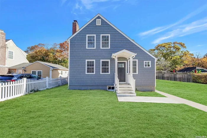 Totally renovated Colonial! top to bottom, new roof, new siding, new windows, new kitchen with quartz and stain steel appliances, big backyard, bay shore school district, gas heat and much more! Call today!