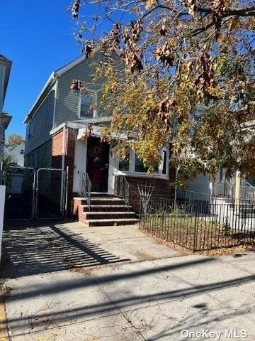 1 Family Detached house with a full finished basement. on a 23 x 100 lot with a Private Driveway & Detached 1Car Garage. Located on a tree lined block in Hollis Queens. Close to shopping, schools & houses of worship. Sold AS IS with Property Will Be Deliver Vacant. First Time Home Buyer Programs, Renovation , 203k FHA Loans Property needs updating throughout.