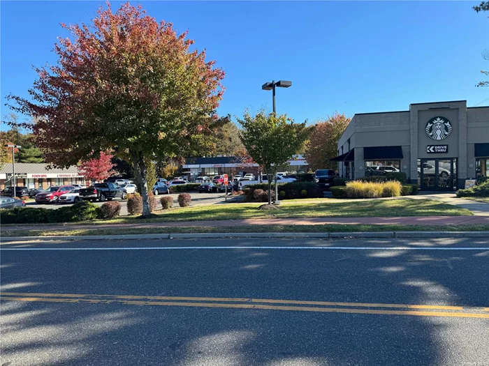 Prime Retail location in busy Shopping center with national chains such as Starbucks and Advance Auto parts. Easy access and parking on Rt 25A with over 25, 000 cars per day.