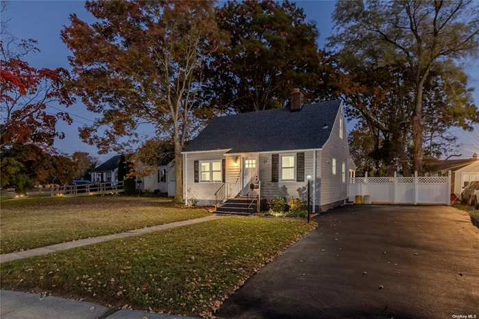 Welcome to this charming 3-bedroom, 2-bath Cape in Massapequa, nestled within the Amityville school district. This inviting home has been beautifully updated, featuring a brand-new boiler and hot water tank, ensuring comfort and efficiency. The kitchen shines with new countertops, a stylish backsplash, and brand-new appliances, making it a cook&rsquo;s dream. The home boasts new flooring and freshly painted walls throughout, adding a bright and modern touch to each room. The spacious main floor includes a primary bedroom complete with custom closet organizers, a formal dining room, and a roomy living area perfect for gatherings. Upstairs, you&rsquo;ll find two more bedrooms with ample space and natural light. The fully finished basement offers a second bathroom, adding convenience and flexibility, whether for guests, a home office, or additional recreational space. An extra-wide driveway and a brand-new front door provide curb appeal and practical convenience. Step outside to an expansive, private backyard-a rare find on such a large lot! This outdoor haven offers endless possibilities for relaxation, entertaining, or future landscaping. Enjoy both style and functionality in this wonderful Cape, ready to welcome you home.