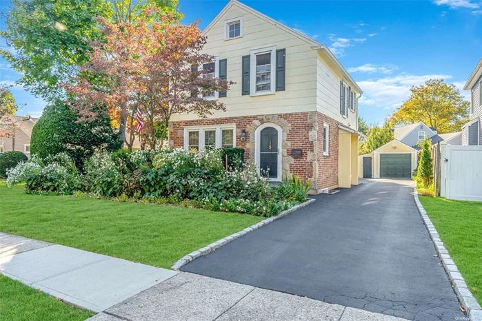 Welcome to your beautifully maintained Colonial home with curb appeal aplenty, featuring a blend of brick and stone accents. With 3 bedrooms and 2 bathrooms, this home offers plenty of space - and style. The first floor includes a sun-drenched living room with a cozy fireplace, an inviting dining room, and a kitchen boasting stainless steel appliances and ample cabinetry. Don&rsquo;t miss the sunroom, which has charming exposed brick, perfect for soaking up those quiet moments. Upstairs, you&rsquo;ll find three spacious bedrooms and a full bath. The basement adds versatility with a full bath and laundry room. Outside, enjoy the large deck and well-kept garden, ideal for entertaining or finding your own peaceful retreat. Wrap it all up with a one-car garage and easy access to shopping and amenities-and you&rsquo;re ready to savor your lifestyle by design!