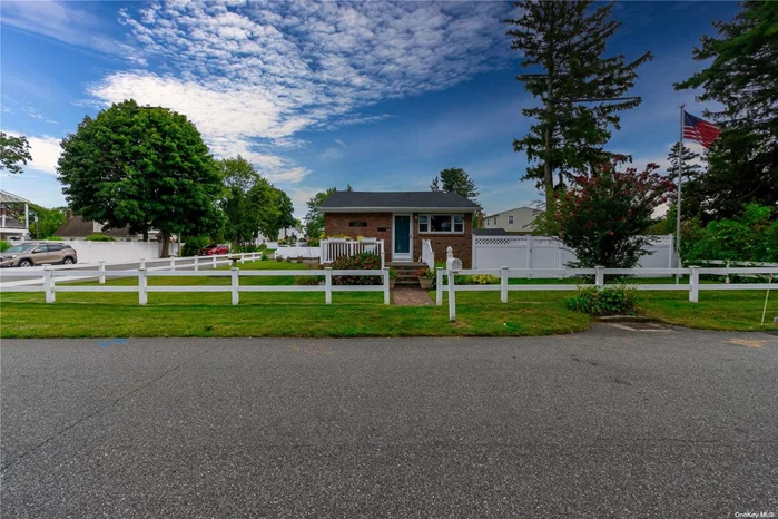 Adorable Ranch Great Starter Or Downsizer It Is In Mint Condition Just Ready For Your Boxes!!!! Great Yard Fully Fenced In!!!! Incredible 2 Car Detached Garage With So Much Potential!!!! This House Has Lots Of Updates Including A Wonderful Family Room With Fireplace, Eat In Kitchen, 2 Bedrooms And Full Bathroom, Full Basement With So Many Options,  Close To LIRR , Stores, Beaches, Parks, And So More!!!! Current Taxes Just Under $10, 000 With The Annual S.T.A.R. Rebate!!! Come One Come All!!!!