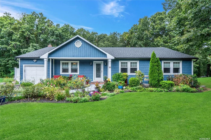 Welcome to 11 Stonehurst Lane, a spectacular custom designed open concept ranch located in the heart of ythe Imperial Gardens section of Dix Hills and the coveted Commack School District. This tastefully finished home boasts four spacious bedrooms and three well-appointed bathrooms. Formal dining room, living room, kitchen complete with a butler&rsquo;s pantry. Step inside your spacious entry foyer and be greeted by the warmth of hardwood floors underfoot, the convenience of natural gas cooking, and the peace of mind offered by a home security system. The central air conditioning ensures comfort all year round, while the solar panels provide an eco-friendly energy solution. The home&rsquo;s heart is an expansive primary bedroom suite, complete with vaulted tray ceilings, a custom tiled bathroom, and two generous walk-in closets. The fully finished basement offers additional space, complete with walkout sliding doors to enjoy your private patio. The property&rsquo;s exterior is as inviting as its interior, with a lavishly landscaped oversized lot, a private patio, and a deck perfect for outdoor relaxation. The one-car attached garage adds convenience, while the lawn sprinkler system ensures a lush, green landscape. Located on a quiet block, this home offers a sense of peacefulness and serenity while being close to local amenities. Experience the joy of living in this beautiful home, where every detail has been thoughtfully considered for your comfort and enjoyment. This is more than just a house, it&rsquo;s a lifestyle. Don&rsquo;t miss out on this opportunity to make this dream home yours for the Holidays!