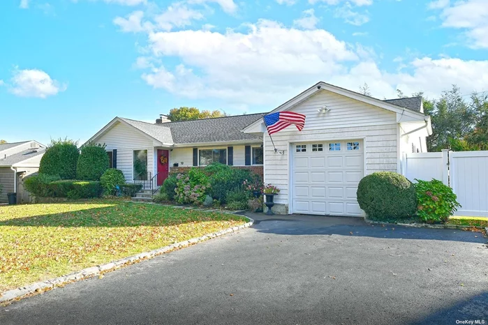 Welcome to this beautifully maintained 4 Bedroom, 2 Full Bath Ranch in the heart of Glen Cove. Situated on a spacious lot, this home offers a perfect blend of comfort, style and convenience. Enter this light filled living space, featuring open floor plan. B