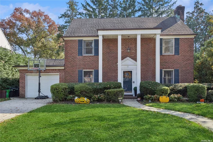 Discover classic charm and modern convenience in this beautiful brick center-hall colonial, ideally located in the desired Mott section of the village. The home is situated within walking distance to town, train, Hemlock park, and Stewart school. This inviting home offers 3 spacious bedrooms and1.5 baths The large living room is accented by the wood burning fireplace. The dining room is spacious enough for daily meals as well as entertaining. Completing the first floor is a large sun-lit family room, with views of the impressive 125-foot deep lot, perfect for outdoor entertaining or relaxation. With its desirable layout and prime location, this property is a rare find. Don&rsquo;t miss the chance to make this home your own!