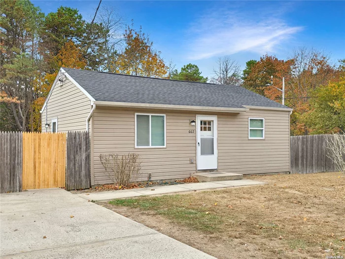 Welcome to 662 Hoffman Avenue! This beautifully renovated home is ready for you to unpack and move right on in! Featuring an eat-in-kitchen, living/dining area, two bedrooms, full bath, and a huge front, side, back yard and two-car driveway with plenty of street parking! Each room has electric baseboard heat so you can completely control the individual areas of heat within the home, saving you money! The roof and siding have both been replaced in 2015, interior renovations were completed in October 2024. Don&rsquo;t miss this great opportunity to buy an affordable home with low taxes, today!