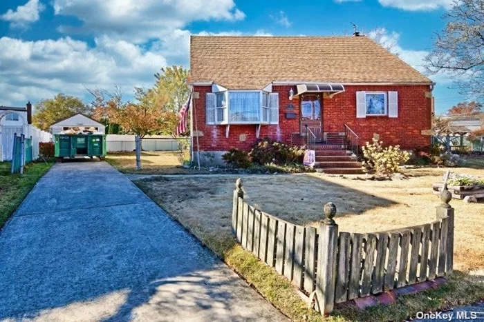 This Charming 4 Bed Cape Cod Home is nestled at the end of a peaceful cul-de-sac, offering privacy and tranquility. Step inside to find spacious bright rooms. The versatile layout includes a EIK, Large Living Room, 4 Bed, Sunroom, 1 Bath and a finished basement.  Outside a sprawling backyard awaits provoding plenty of space for outside activities.