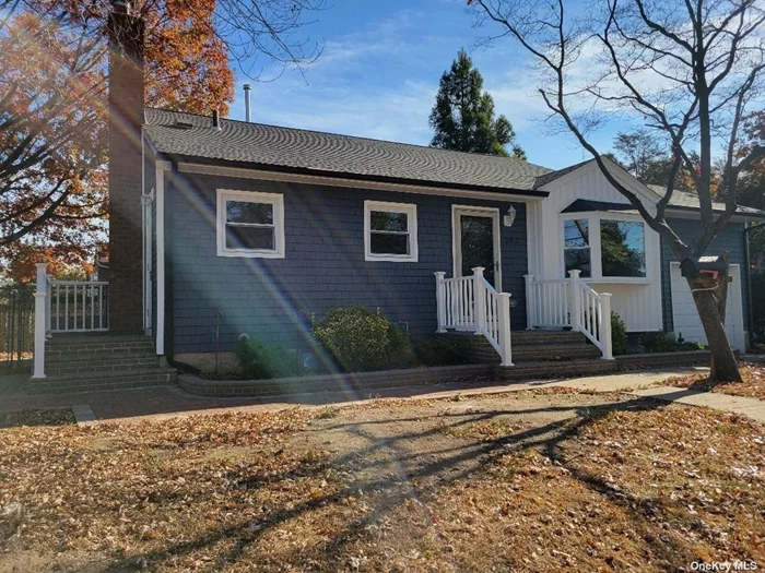 Great fully redone split level , new kitchen with granite counter tops an New stainless steel appliances, 2 new bathrooms, new roof, new windows, new siding, new floors, new gas boiler .