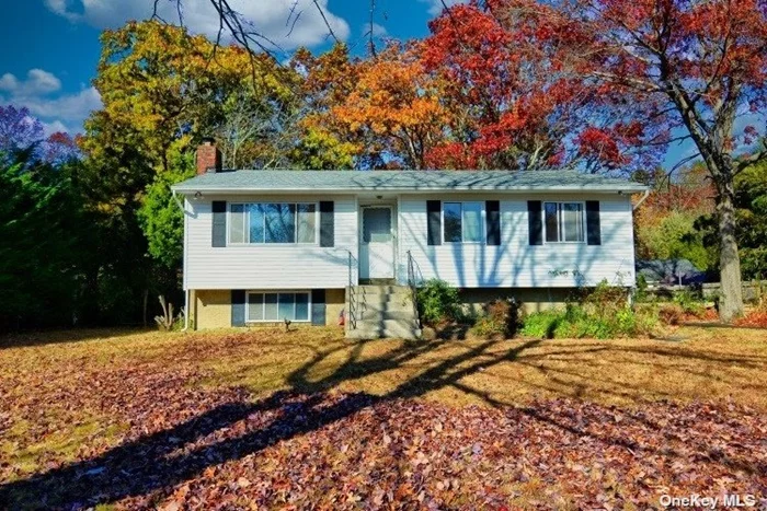 Welcome to this beautifully renovated home featuring 4 bedrooms, 1.5 bathrooms, a Family room with a fireplace, Gleaming Hardwood Floors, a New Kitchen, a New Bath, and a New Roof. It also has Gas Heat and an open concept, set on .35 of an acre.