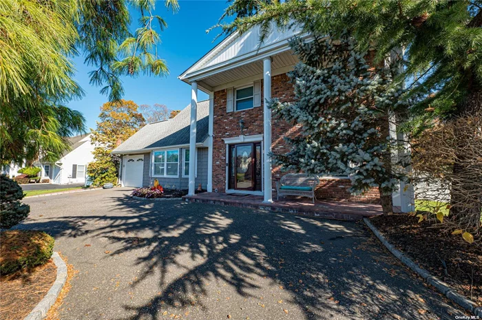 Beautiful Center Hall Colonial, located on a quiet cul-de-sac. First floor offers porcelain tile flooring throughout, formal living room w/French doors, a formal dining room, and an updated eat-in kitchen with granite countertops, stainless steel appliances, and an island-perfect for entertaining or family gatherings. Sliding doors open to the rear deck, where you can enjoy seamless indoor-outdoor living. A Family room w/wood flooring also offers sliders to a 16x12 sunroom (4yrs) and ? bath The second level includes a spacious primary bedroom, wall of closets and a full bath. Three additional bedrooms, all with hardwood floors, and another full bath complete this level, providing plenty of space for family or guests. The part basement is finished w/insulated wall system, flooring & ductless AC. Some recent updates & special features include windows (5yrs) w/transferable lifetime guarantee, recessed Lutron lighting, moldings, updated two-zone hot water heating system (8 years), central air conditioning (3 years), 7yr roof w/50yr warranty, front door (2 years), IGS, & more. Relax in your private rear yard, offering a freeform, saltwater, heated (propane) IGP, w/spa and waterfall, a large deck and patio, professional landscaping, and a 24x12 shed for ample storage. Artificial turf installed just three years ago comes with a 20-year warranty, making maintenance a breeze. Truly a beautiful home! Must see!