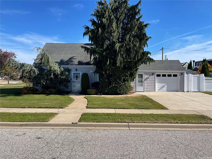 Welcome to this charming Cape style home in the heart of Levittown! This 3 bedroom residence sits on a beautifully landscaped corner lot and the backyard is perfect for outdoor activities and gatherings. Inside, the updated kitchen features granite countertops and updated stainless steel appliances. You&rsquo;ll also enjoy the comfort of central air conditioning throughout the entire house which was installed in 2023. Updated windows, boiler, roof and siding, this is truly a turn key home! Centrally located to all major highways and shopping centers. Low Taxes!