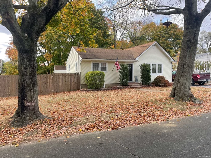 large eat in kitchen, freshly painted with renovated floors. Convenient laundry room next to kitchen. Large deck with fenced yard. 2 separate driveways. All utilities included except cable. All landscaping done by landlord except snow removal