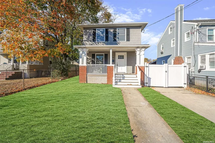 Step into timeless elegance with this beautifully renovated colonial home this stunning property has been meticulously restored to offer the best of both worlds. Open-concept living and dining rooms with rich hardwood floors and large windows that flood the space with natural light. Fully updated kitchen featuring  stainless steel appliances. Featuring Four Generous-sized bedrooms with ample closet space. All bathrooms have been thoughtfully renovated with stylish fixtures, custom vanities, and designer tiles. Property Offers, Brand New Roof, Cental Air, Hardwood Floors Throughout, Brand New Siding. This home combines the charm of its colonial roots with modern luxuries, creating an inviting space for both comfort and style. Don&rsquo;t miss your opportunity to own this one-of-a-kind property-schedule a private showing today!