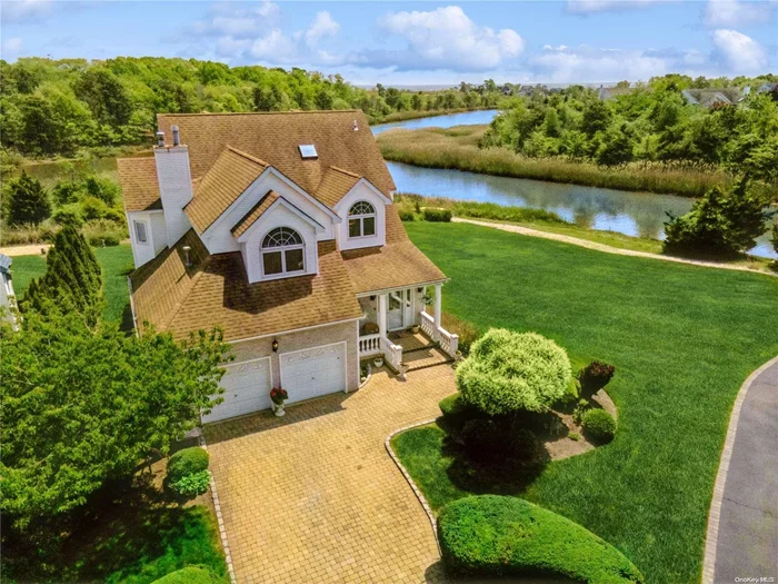 Water Pointe at Oakdale Shores. A private waterfront community with docking and a short ride (no bridges) to the open Connetquot River and Great South Bay. This prime location in the Community offers breathtaking views of nature, and the waterfront, with an affordable price tag! Enjoy the spacious open floor plan with 4 bedrooms and 3.5 baths, 2 gas fireplaces, Cherrywood Floors, 300-amp electric, upper balcony and lower deck with hot tub. NEW CAC and Heating. Guest Suite with separate entrance. Monthly HOA Fee of $540 includes boat slip (32-foot max), electric and water at docks, IGP, Tennis/Pickle-Ball Court, Landscaping, IGS Maintenance, Snow Removal, Private Trash Pick-up and Septic. NO flood insurance needed. Must see this rare find on the waterfront, in the heart of Oakdale!Additional information: Appearance: Mint. Exterior Features: Tennis, Pool. Interior Features: Guest Quarters. Separate Hot Water Heater: Yes.